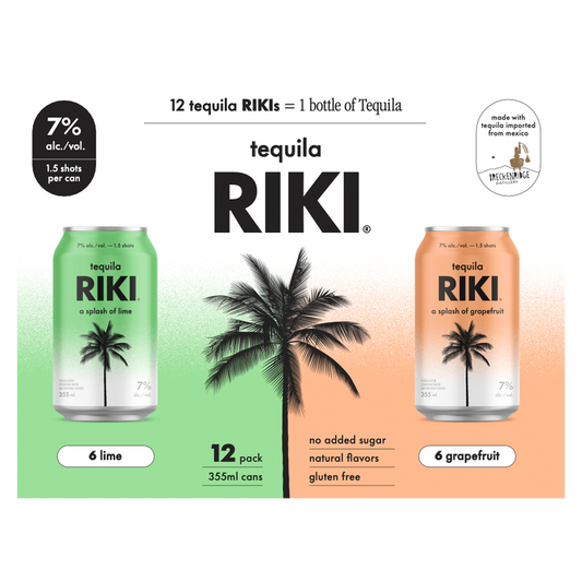 RIKI Tequila Grapefruit & Lime 12pk 12oz (14 Proof)