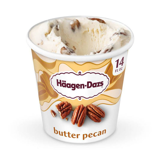 Haagen-Dazs Butter Pecan Ice Cream, 14oz.