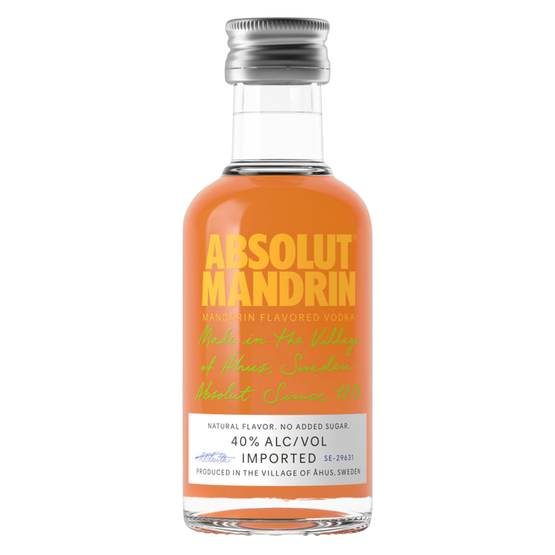 Absolut Mandrin Vodka 50 Ml