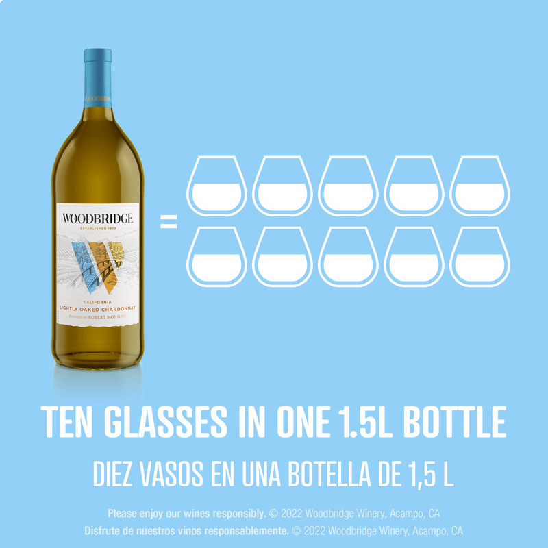 Woodbridge Chardonnay Lightly Oaked 1.5 L