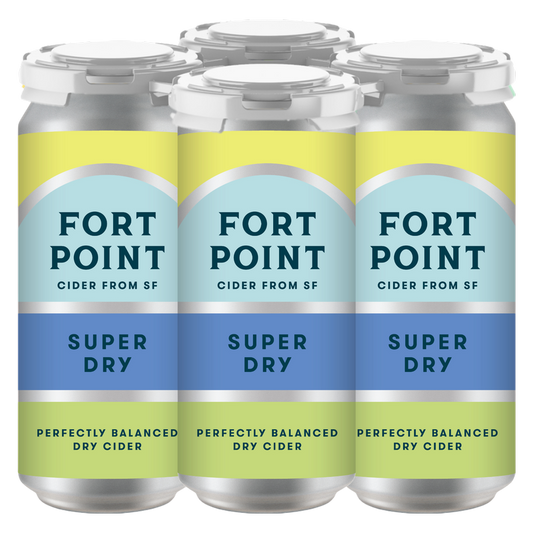 Fort Point Super Dry Cider 4pk 16oz Can