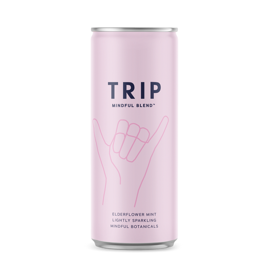 TRIP Elderflower Mint Mindful Blend 12oz Can