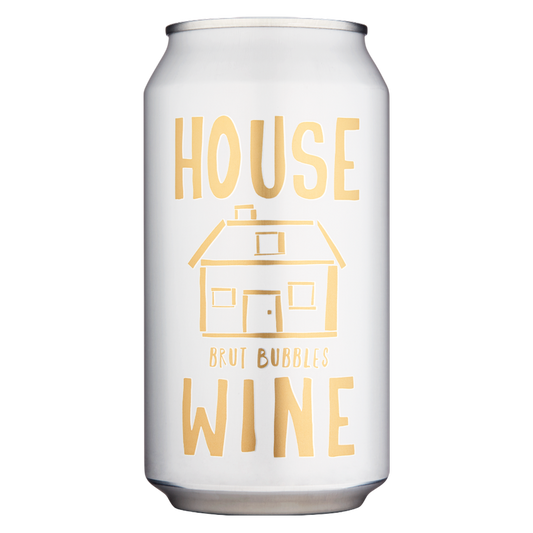 House Wine Brut Bubbles 355ml Can 12% ABV