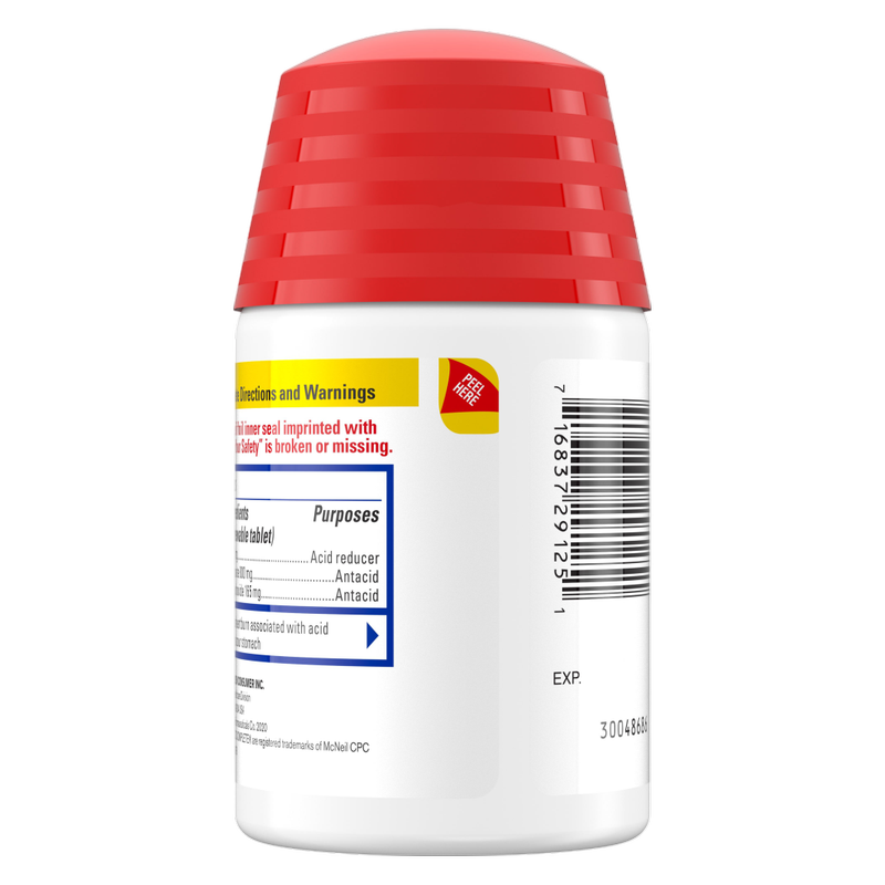 Pepcid Complete Acid Reducer + Antacid Chewable Tablets Berry 25ct