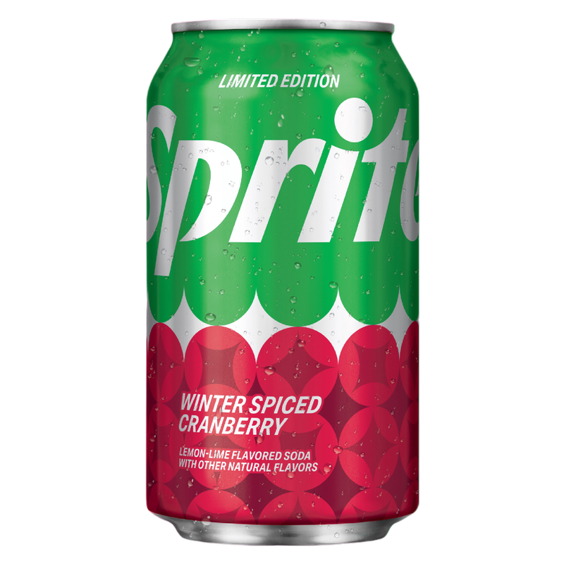Sprite Winter Spiced Cranberry 12pk 12oz Can