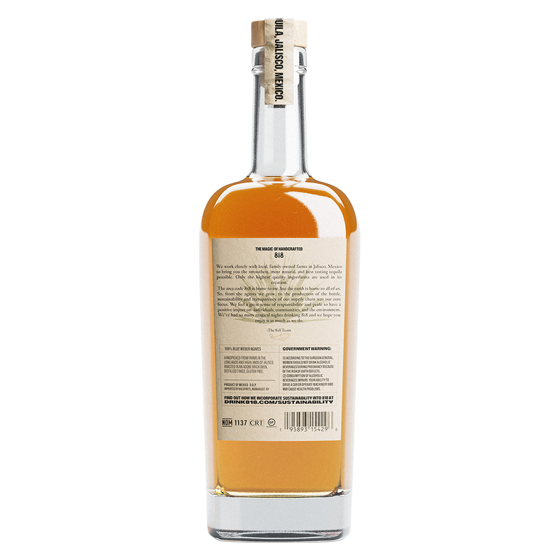 818 Tequila Anejo 750ml (80 Proof)
