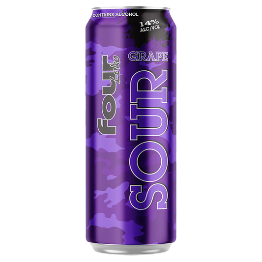 Four Loko Sour Grape 24oz Can 14.0% ABV