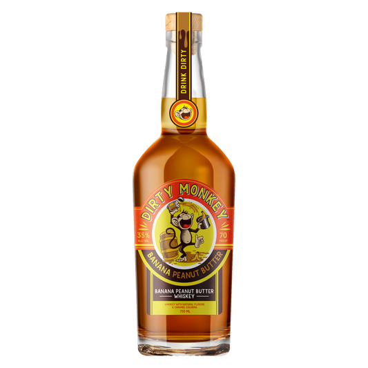 Dirty Monkey Banana Peanut Butter Whiskey 750ml