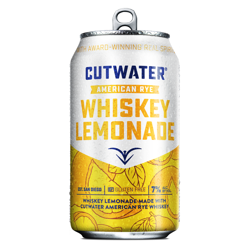 Cutwater Whiskey Lemonade 4pk 12oz 7% ABV