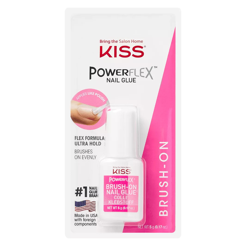 Kiss PowerFlex Brush-On Nail Glue 0.17 oz