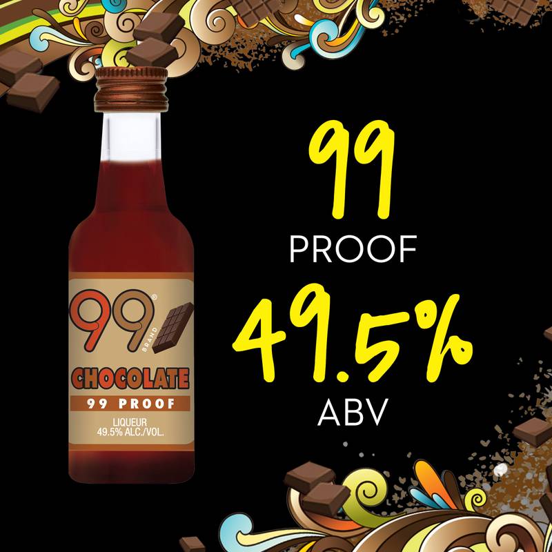 99 Chocolate Liqueur 50ml (99 Proof)