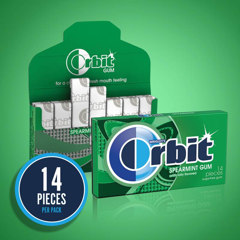 Orbit Spearmint Gum 14ct