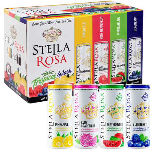 Stella Rosa Tropical Splash Variety Pack 8pk 250ml Cans