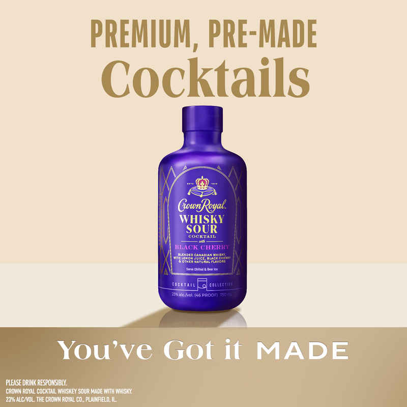 Crown Royal Whiskey Sour Cocktail 375ml