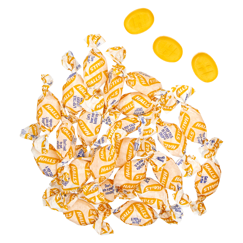 Halls Honey Lemon Cough Drops 30ct