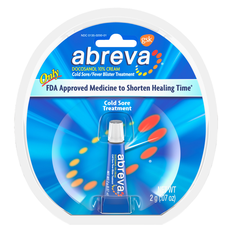 Abreva Cold Sore Cream 2g