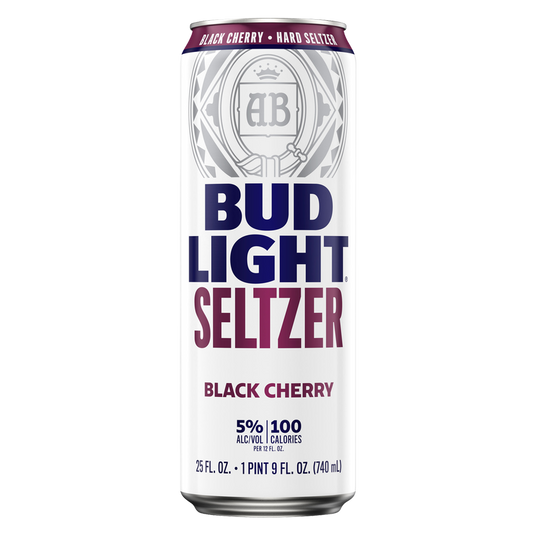 Bud Light Hard Seltzer Black Cherry 25oz Can 5% ABV