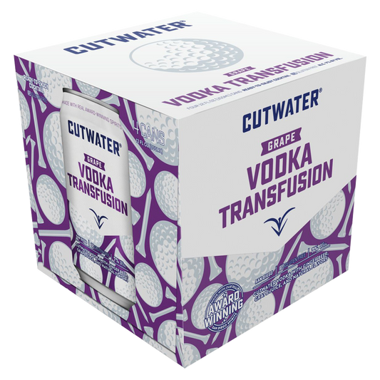 Cutwater Vodka Transfusion Grape 4pk 12oz