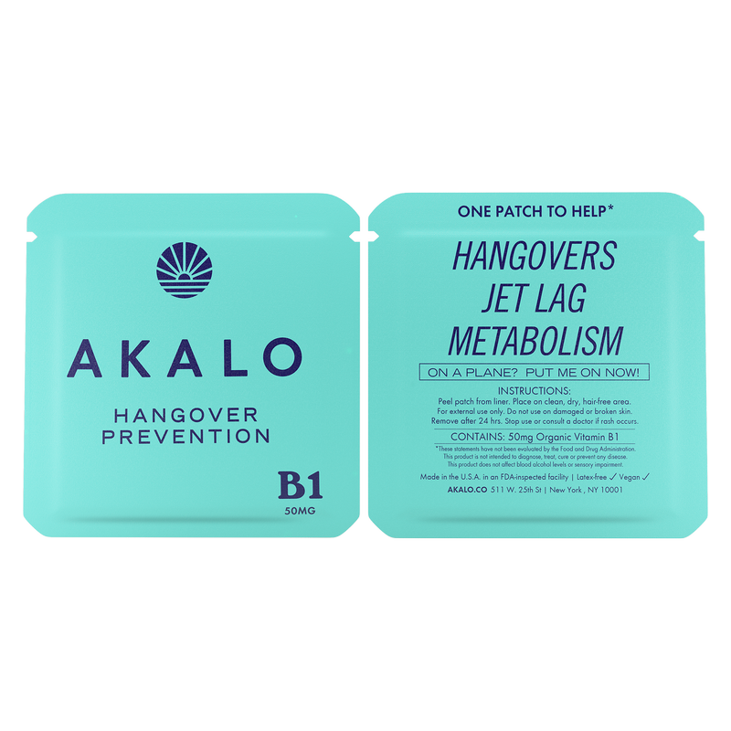 AKALO Vitamin B1 Hangover Patches 2pk