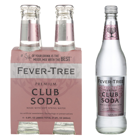 Fever Tree Club Soda 4pk 200ml Btl