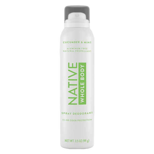Native Cucumber & Mint Whole Body Deodorant Spray, 3.5 oz