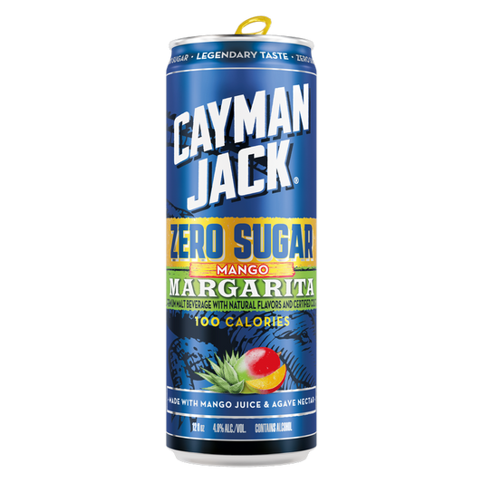 Cayman Jack Zero Sugar Mango Margarita 12oz Can 4.8% ABV