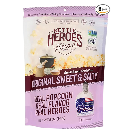 Kettle Heroes Original Sweet and Salty Popcorn, 5oz