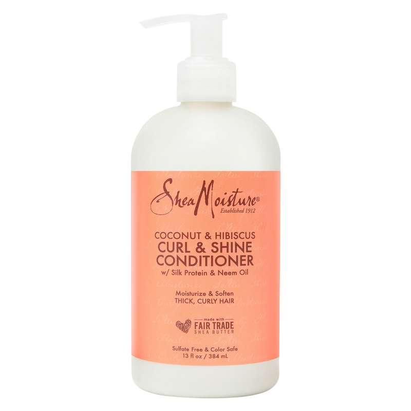 SheaMoisture Curl & Shine Conditioner Coconut & Hibiscus 13oz