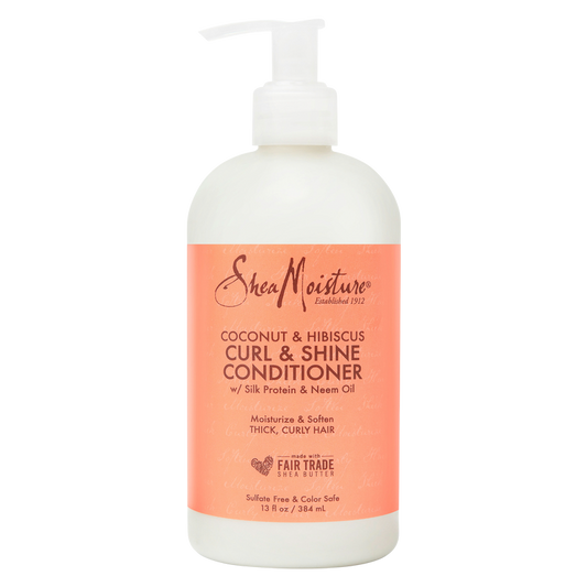 SheaMoisture Curl & Shine Conditioner Coconut & Hibiscus 13oz