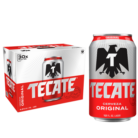 Tecate Original Lager 30pk 12oz Can 4.5% ABV