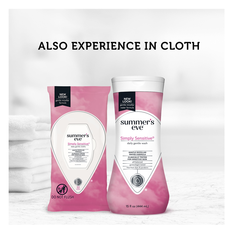 Summer's Eve Simply Sensitive Wash 15oz
