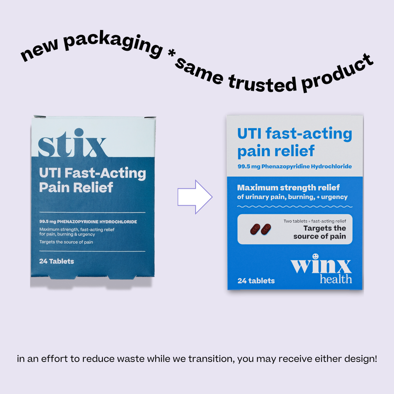 Winx Fast Acting UTI Pain Relief 24 ct