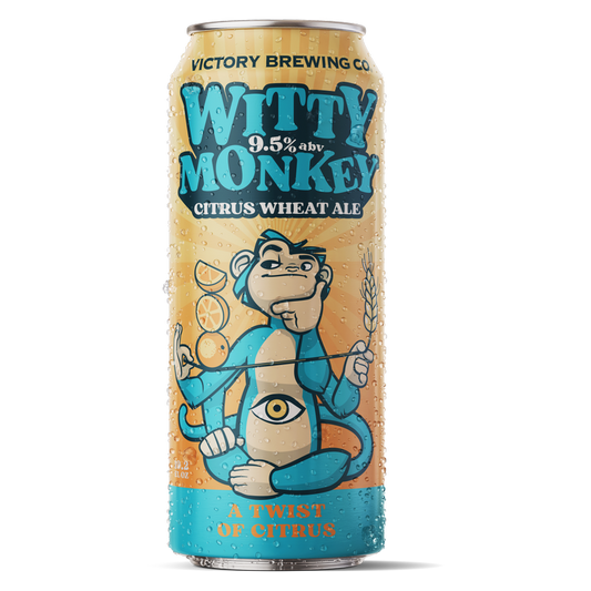 Victory Witty Monkey 19.2oz Can  9.5% ABV