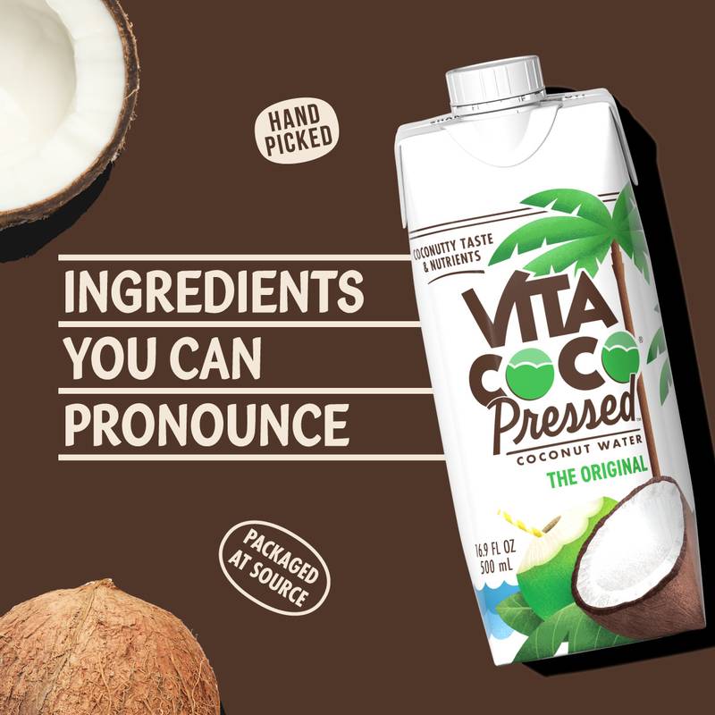 Vita Coco Extra Coconut Water 16.9oz Ctn