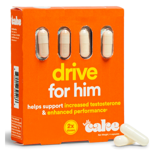 Hello Cake Sex Drive For Him Supplements 4 ct
