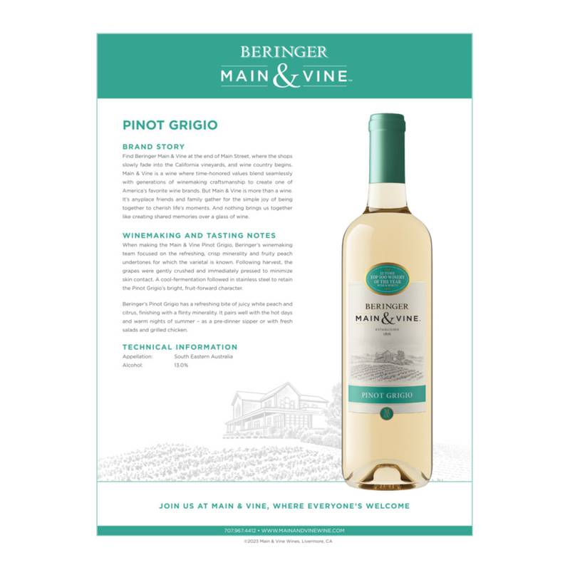 Beringer Pinot Grigio 1.5 Liter