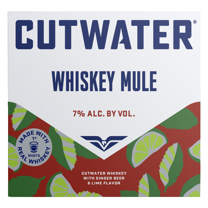 Cutwater Whiskey Mule 4pk 12oz 7% ABV