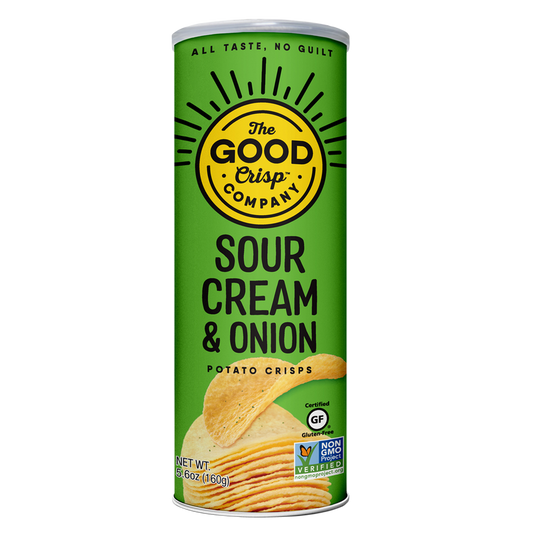 The Good Crisp Company Sour Cream & Onion Potato Crisps 5.6oz