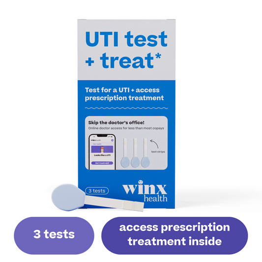 Winx Health UTI Test & Treat, 3ct
