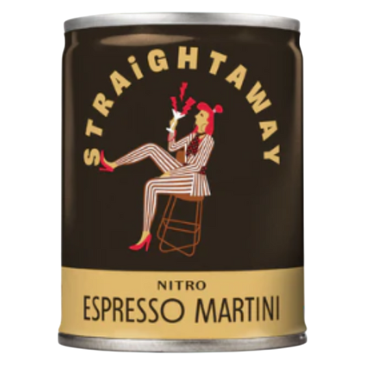Straightaway Cocktails Espresso Martini 100ml Can 20% ABV
