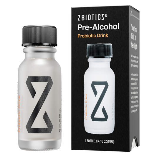 ZBiotics Pre-Alcohol Probiotic Drink, 1 Pack