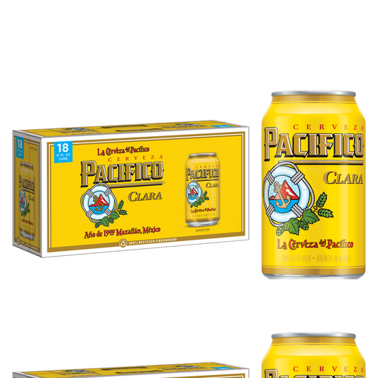 Pacifico 18pk 12oz Cans 4.4% ABV