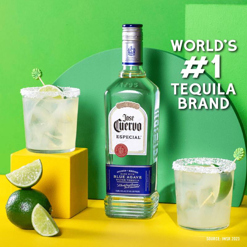 Jose Cuervo Especial Silver Tequila 100ml (80 Proof)