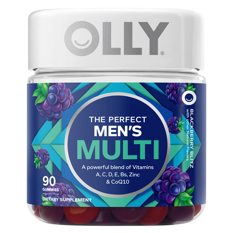 OLLY Men's Multivitamin Blackberry Blitz 90ct