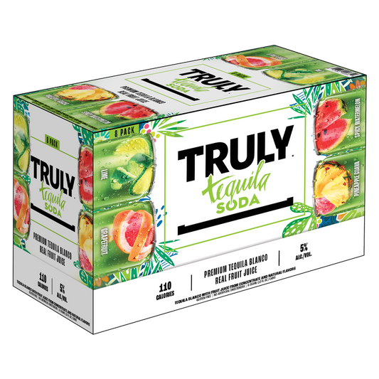 TRULY Tequila Soda Variety 8pk 5% ABV