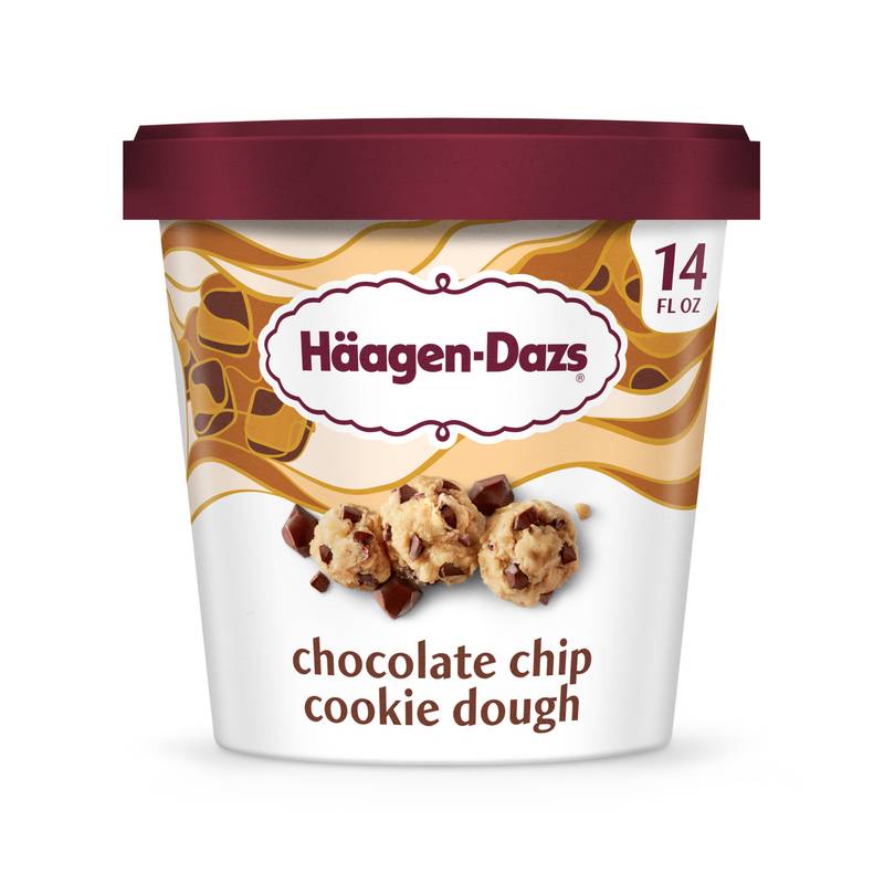 Haagen-Dazs Chocolate Chip Cookie Dough Ice Cream, 14oz.