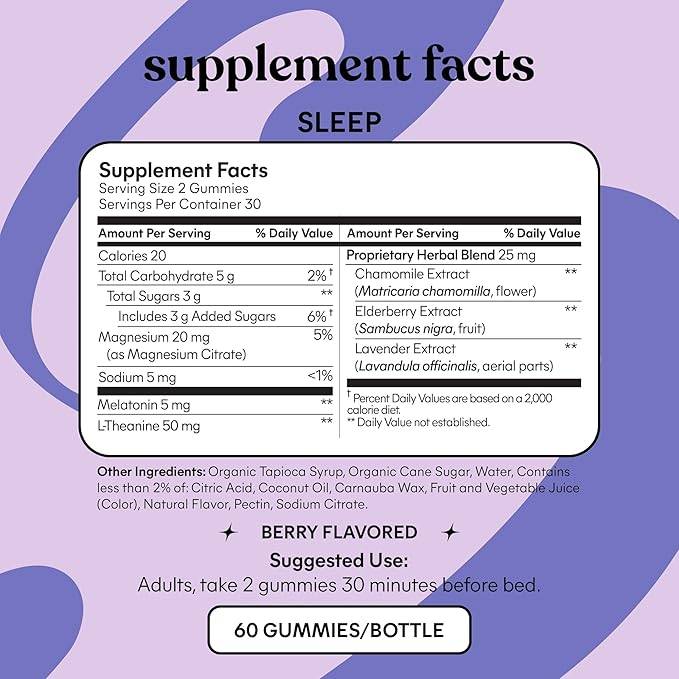Lemme Sleep Gummies 60ct