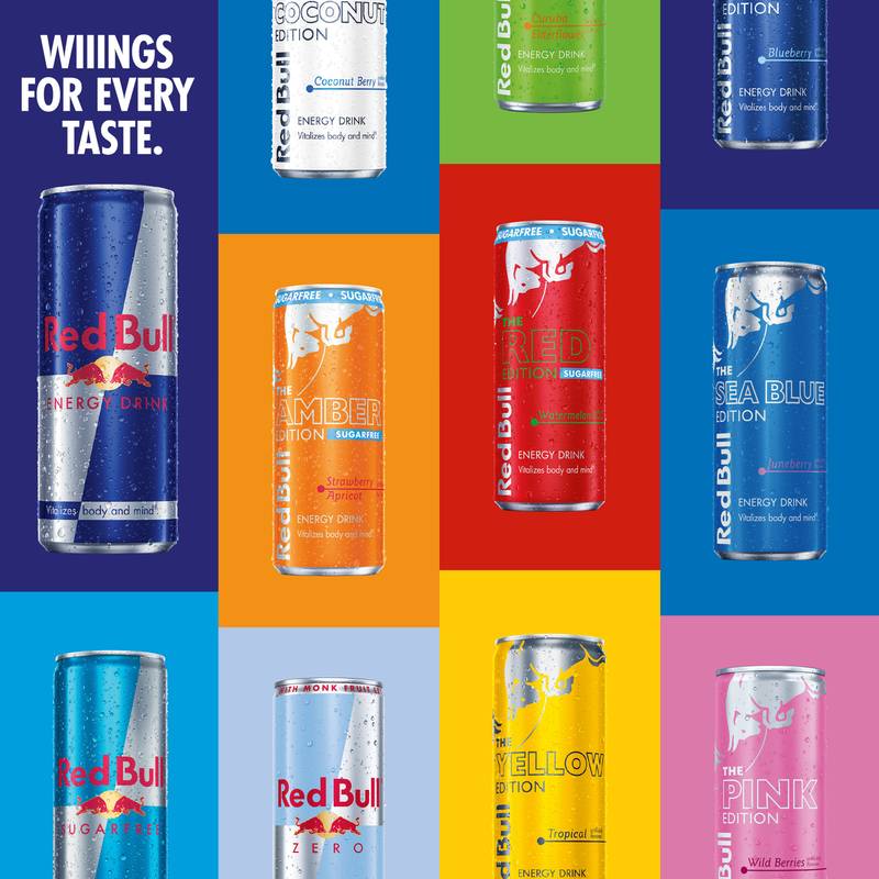Red Bull Zero Energy Drink 4pk 12oz Can- XL
