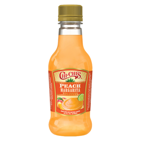 Chi-Chi's Malt Based Peach Margarita 187ml Bottle 10% ABV