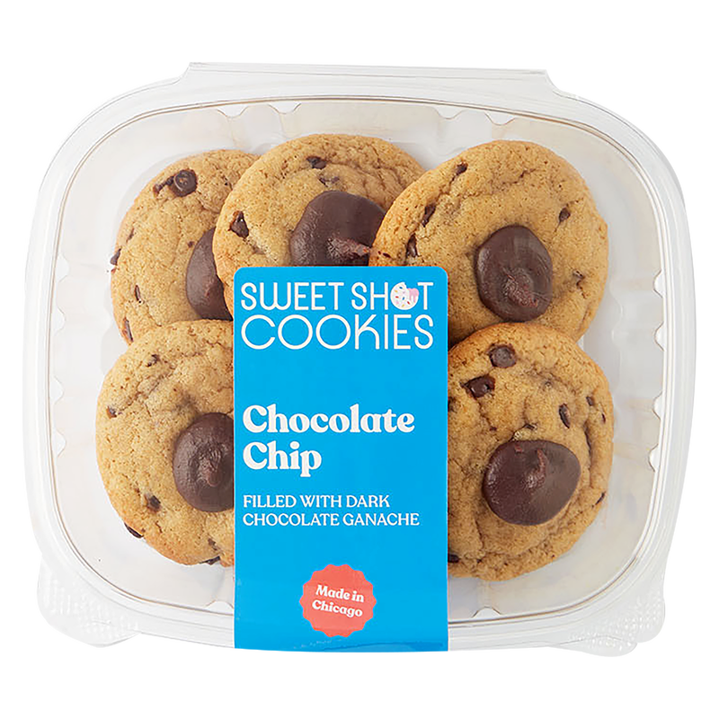 Sweet Shot Cookies Chocolate Chip Ganache 6ct 10oz